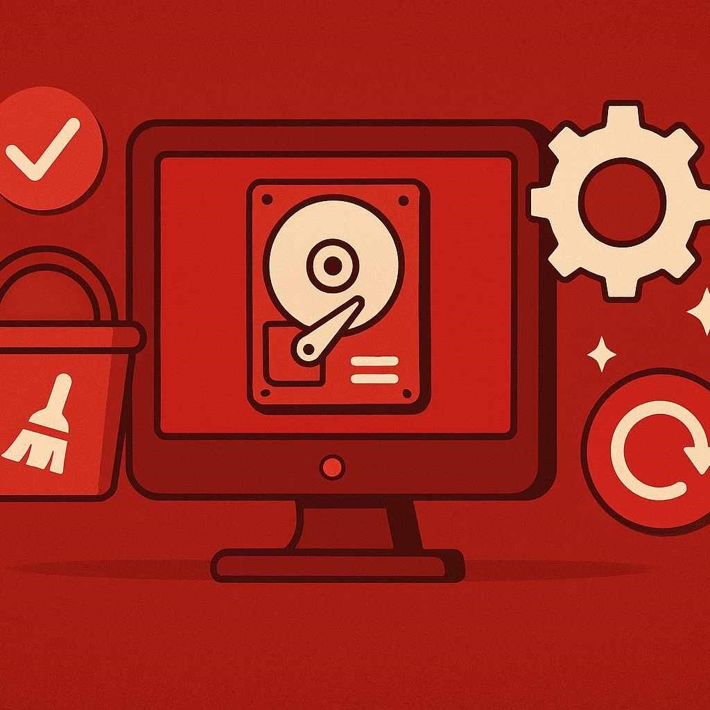 آموزش کامل Disk Cleanup و بهینه‌سازی ویندوز