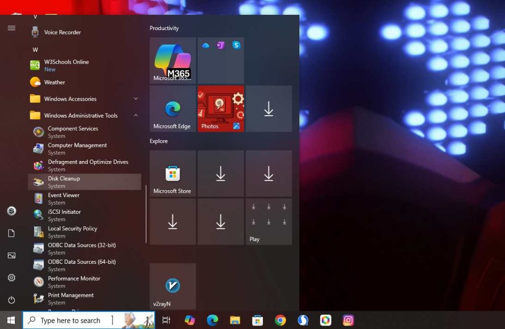 disk cleanup